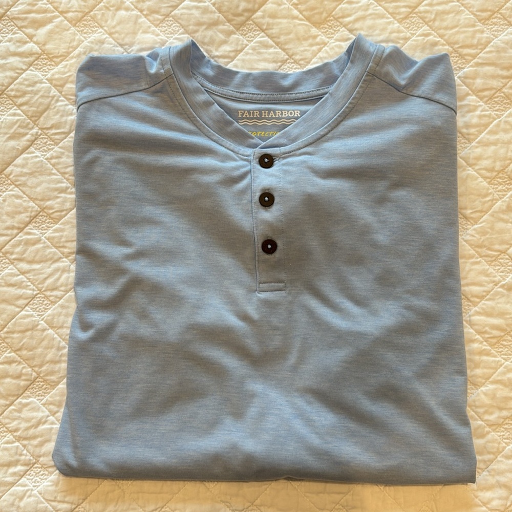 Fair Harbor The Sea Breeze Henley Light Blue